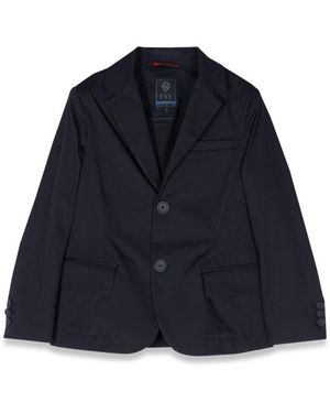 Fay Two Button Jacket - Blue