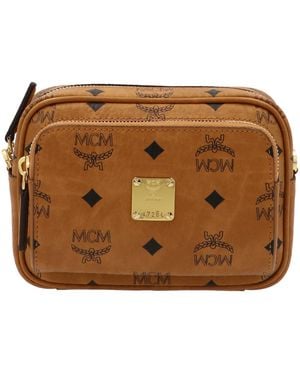 MCM 'aren' Crossbody Tas - Bruin