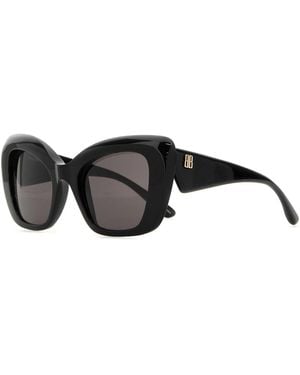 Balenciaga Acetate Farfalla Diva Sunglasses - Black