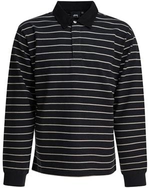 Stussy Polo Shirts Nero-Uomo