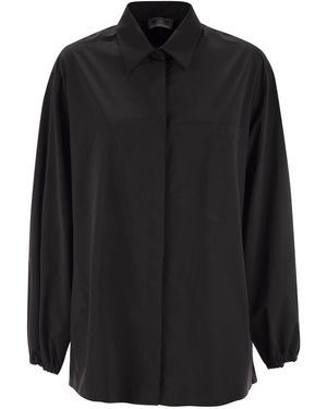 Herno Stretch Tech Shirt - Schwarz