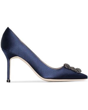 Manolo Blahnik Hangisi Pumps - Blau