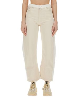 Stella McCartney Vaqueros utilitarios con pernera banana de Stella Mc Cartney - Neutro