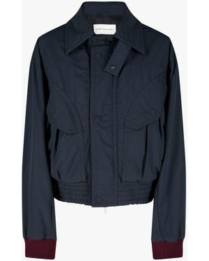 Dries Van Noten Vaas 3313 M.W.Jacket Nav - Blue