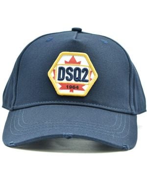DSquared² Logo Baseball Cap - Blue