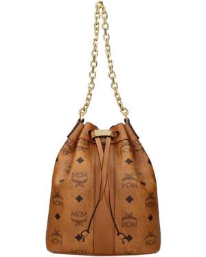 MCM Handbags And Cognac Woven - Brown