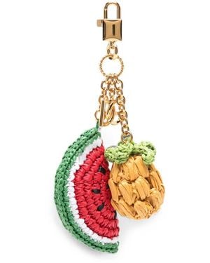 Dolce & Gabbana Carretto Schlüsselanhänger - Weiß