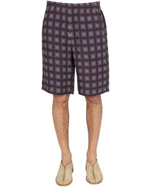 Needles Check Print Bermuda - Multicolor