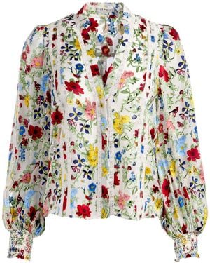 Alice + Olivia Arlette Blouse - Wit