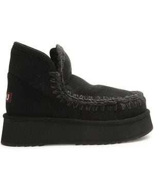 Mou Mini Eskimo Plateaustiefel - Schwarz