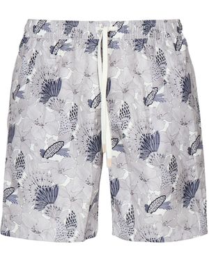 Eleventy ELDENHEIT GRAUS SEA BEACH BOXER - Weiß