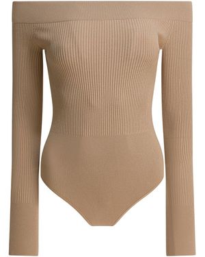 Alaïa Body Off-shoulder - Naturel