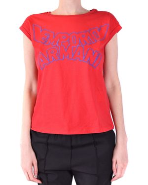 Emporio Armani Tshirt Short Sleeves - Red