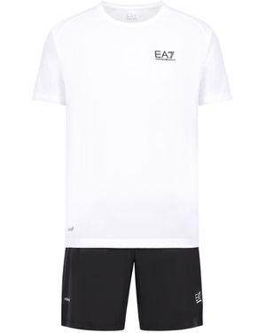 EA7 Kleider weiß