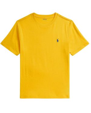Polo Ralph Lauren T-Shirt With Logo - Yellow