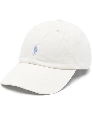 Ralph Lauren Polo Pony Embroidered Cap - White