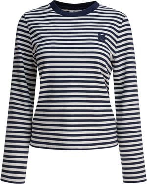 Maison Kitsuné T Shirts - Blauw