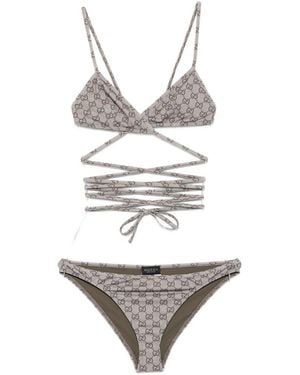Gucci Logo Swimwear - White