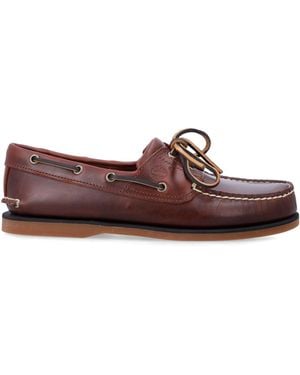 Timberland Zapatos Planos Rojo - Marrón