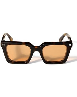 Off-White c/o Virgil Abloh Sonnenbrille Ow1004 6 D20 Reno Braun/Rot Unisex