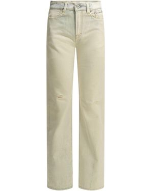 Our Legacy Wata Cut Straight Leg Organic Cotton Jeans - Natural