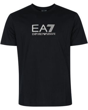 EA7 Train Lux M Tee Ss Big Logo Co - Black