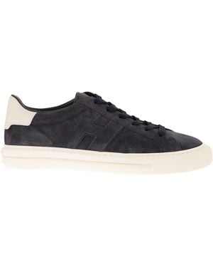 Hogan H691 Rebel Wildledertrainer - Blau