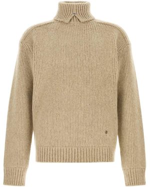 Burberry Beige Wolle Mischpullover - Natur