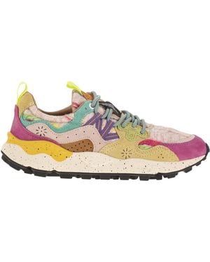 Flower Mountain Yamano 3 zapatillas en gamuza y tela técnica - Multicolor