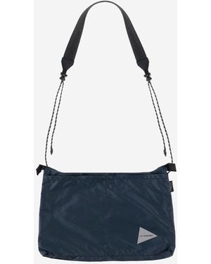 and wander Borsa A Tracolla Sil Sacoche - Blu