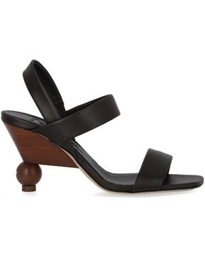Weekend by Maxmara Affetto Ebony Heeled Sandal - Black