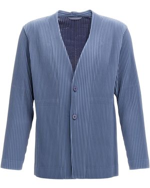 Homme Plissé Issey Miyake Tailored Pleats 1' Blazer - Blue