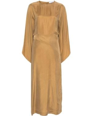 Rodebjer Dreana Maxikleid Aus Twill - Natur
