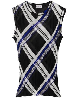 Burberry Silk Tank Top - Black