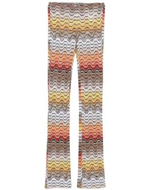 Missoni Zigzag Gebreide Broek - Wit