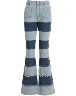 ANDERSSON BELL Patchwork Jeans - Blue