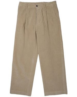 Nine:inthe:morning Ribbed Cotton Trousers - Natural