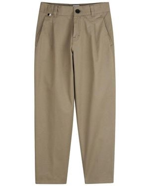 BOSS Pantalone Con Bottone - Natural