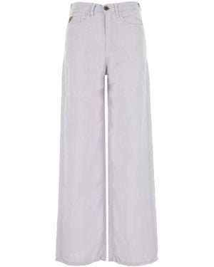 Lois Linen Trousers - White