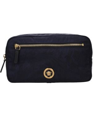 Versace Bags And Belt Bags Fabric - Blue