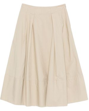 Woolrich Cotton Long Skirt - Natural