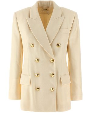 Chloé Chloã Tailored Double-Breasted Blazer - Natural