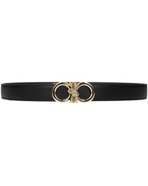 Ferragamo Belts Leather/Moor's Head - Black