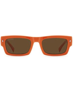 DSquared² Gafas De Sol Icono 0027/S L7 Q Naranja/Marrón Hombre