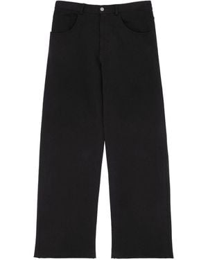 MM6 by Maison Martin Margiela Broek Met Zakdetail - Zwart