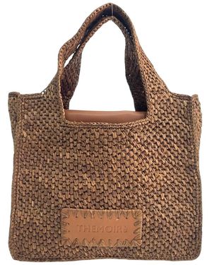 THEMOIRÈ "Morea Raffia Small" Bag - Brown