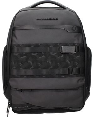 Piquadro Backpacks And Messenger Bags City Mover 15.6 Fabric - Black
