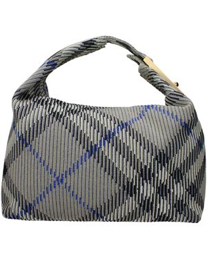 Burberry Handtaschen Peg Frauen Polyamid Grün/Flechte - Mehrfarbig
