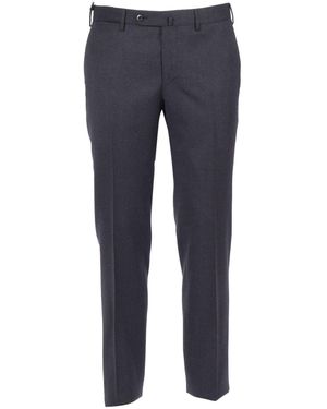 PT01 Slim, flache Vorderseite, diagonale Taschen, unvollendet - Blau