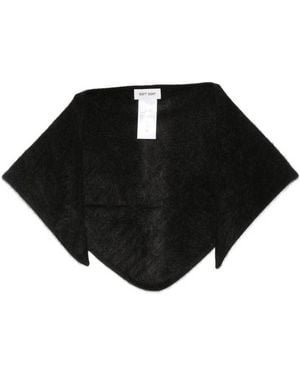 Soft Goat Cashmere Scarf - Black